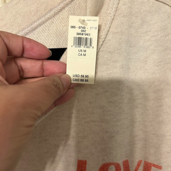 Aerie Size Oversized Sweatshirt Style Top size M NWT - Picture 5 of 9